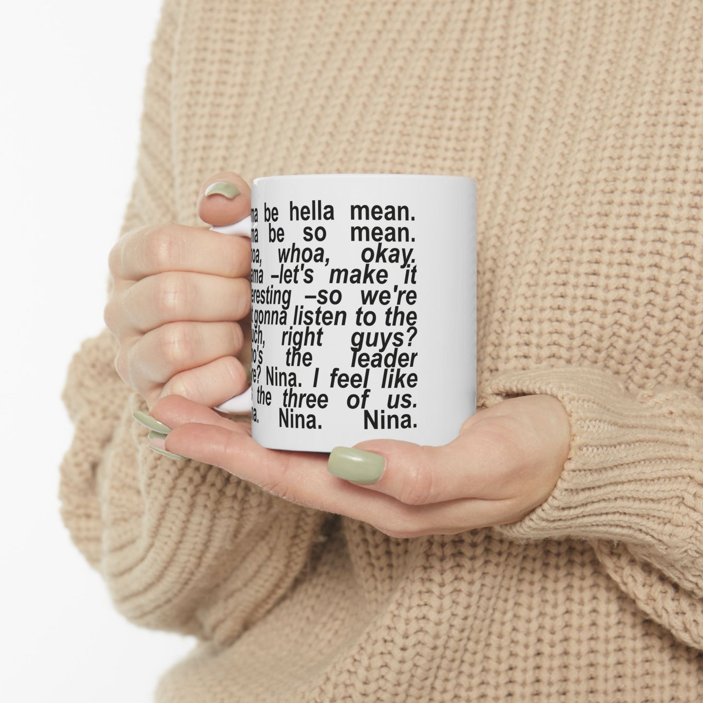 "Nina" Ceramic Mug (11oz)