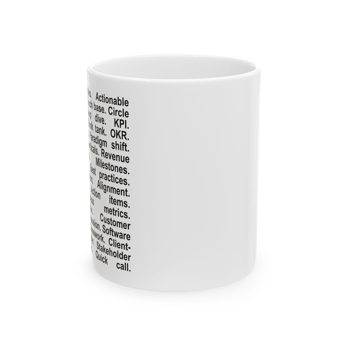 "Salesforce deliverables" Ceramic Mug (11oz)
