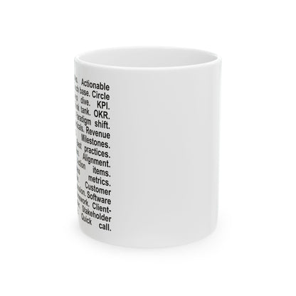 "Salesforce deliverables" Ceramic Mug (11oz)