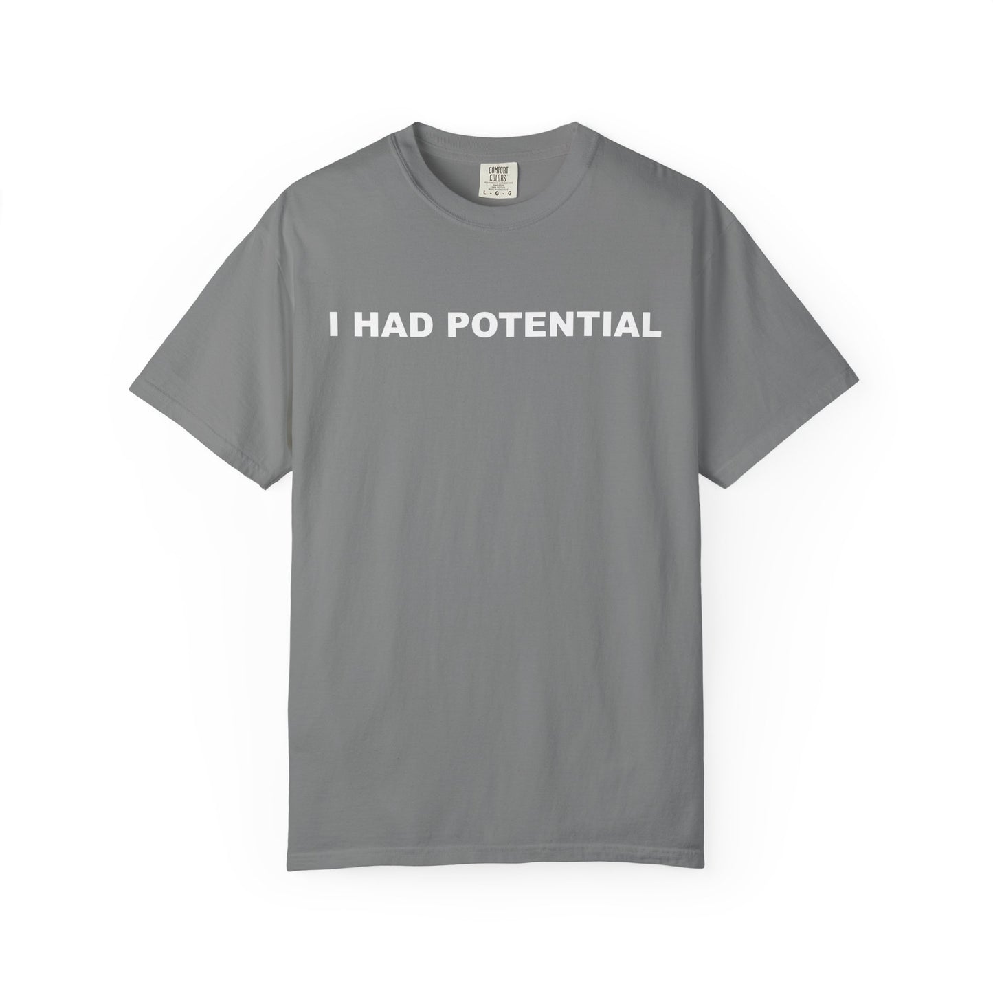 "I Had Potential" Unisex Garment-Dyed T-Shirt