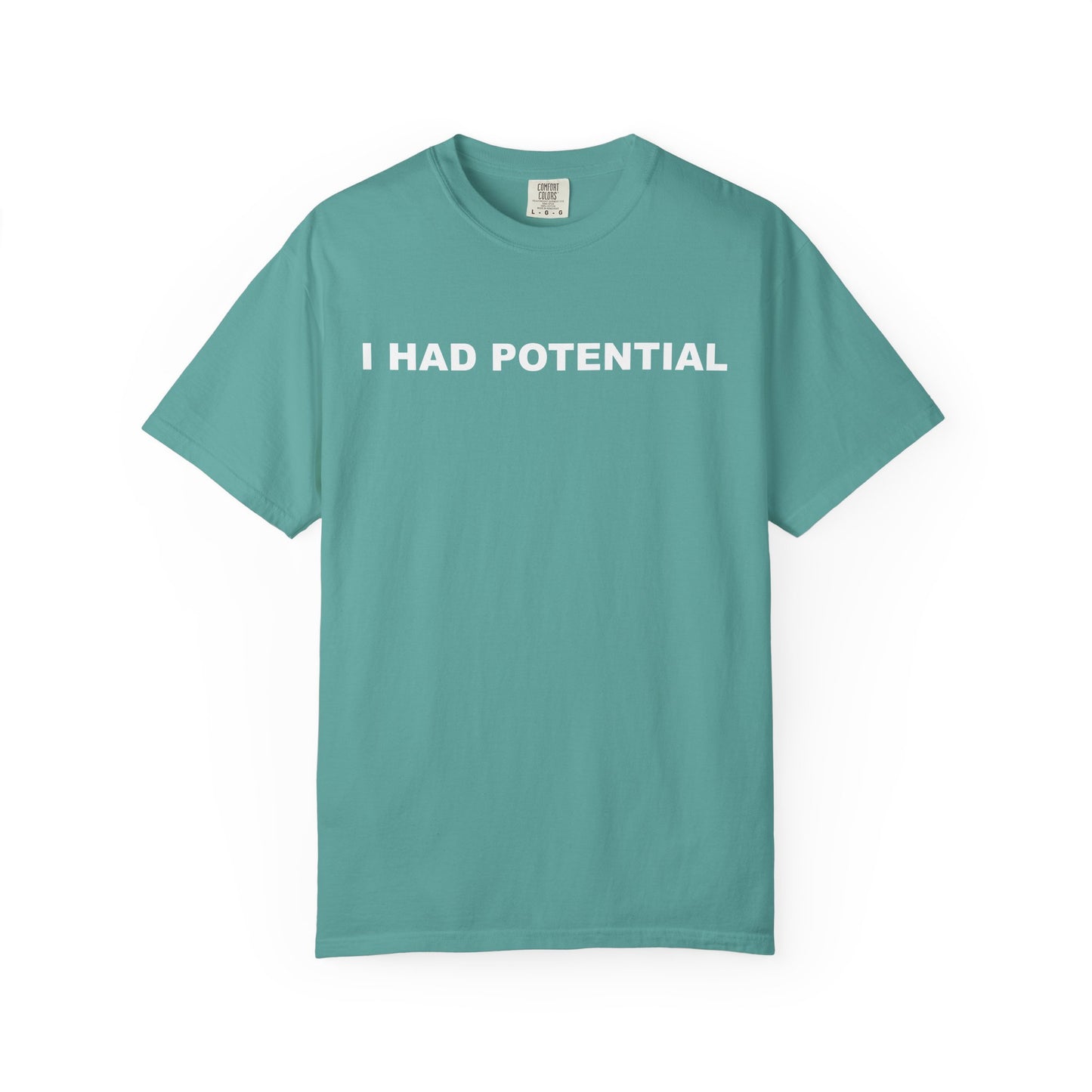 "I Had Potential" Unisex Garment-Dyed T-Shirt