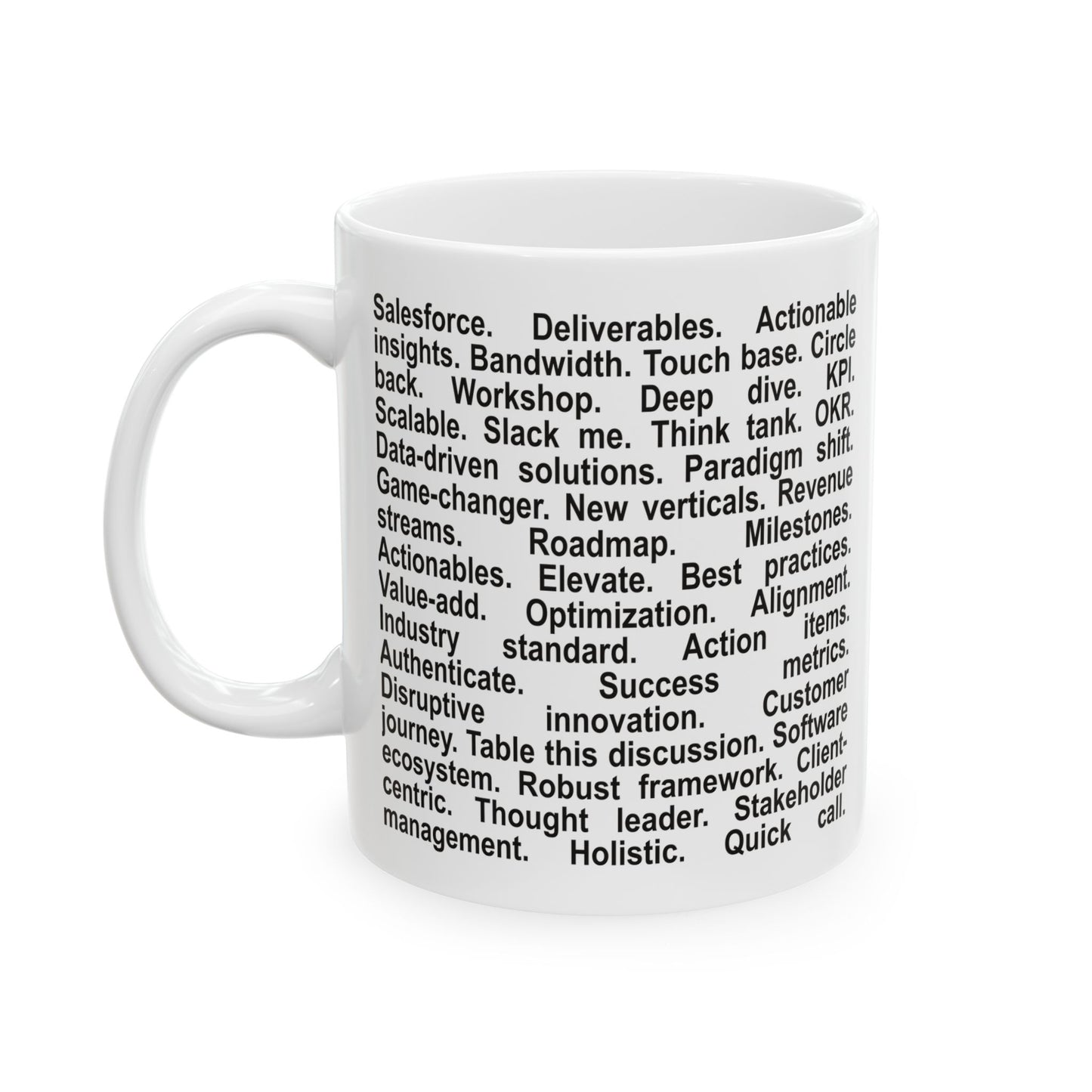 "Salesforce deliverables" Ceramic Mug (11oz)