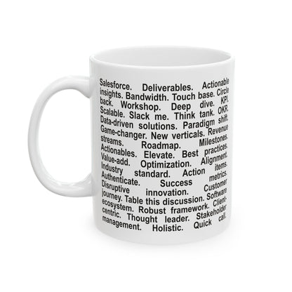 "Salesforce deliverables" Ceramic Mug (11oz)
