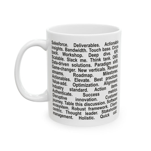 "Salesforce deliverables" Ceramic Mug (11oz)