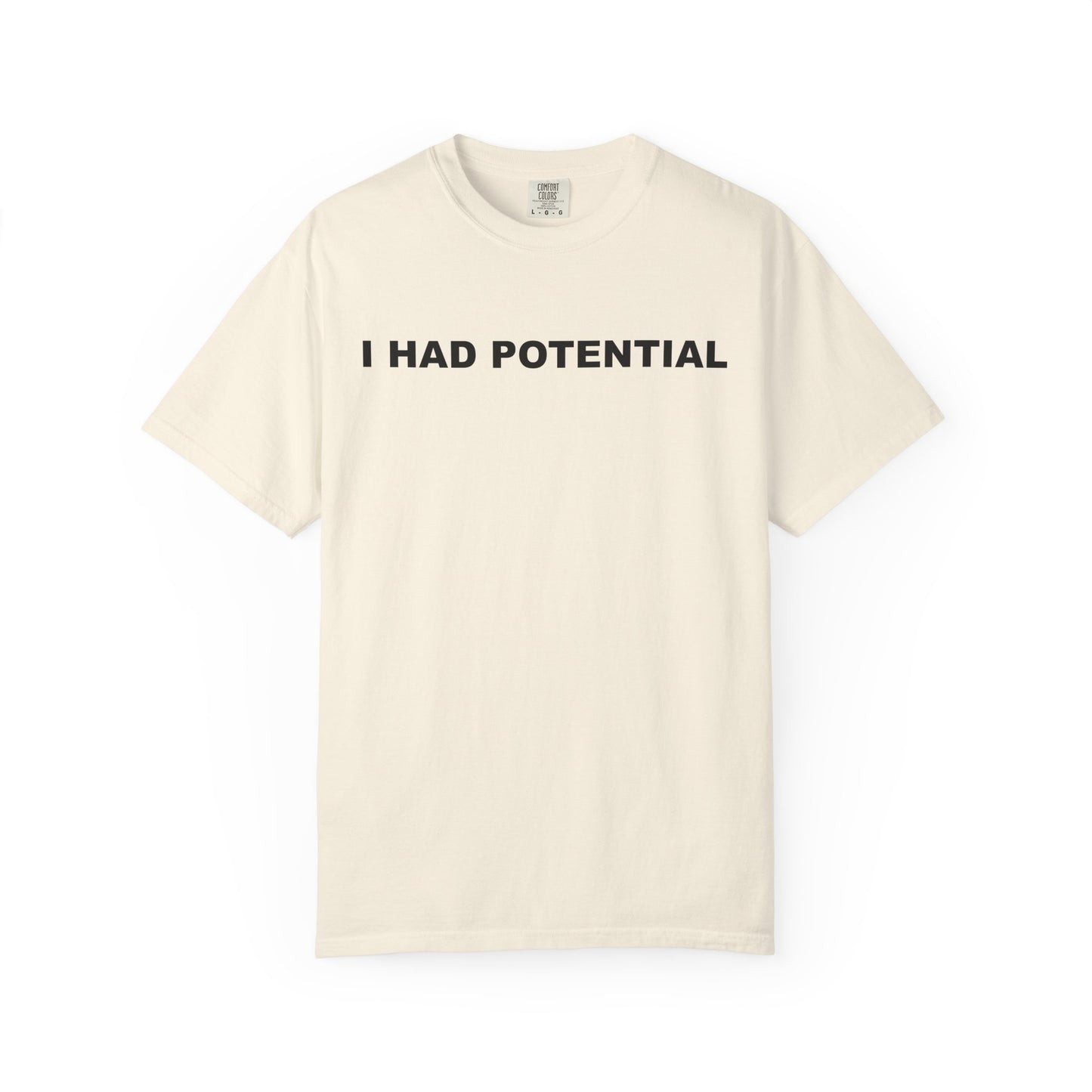 "I Had Potential" Unisex Garment-Dyed T-Shirt
