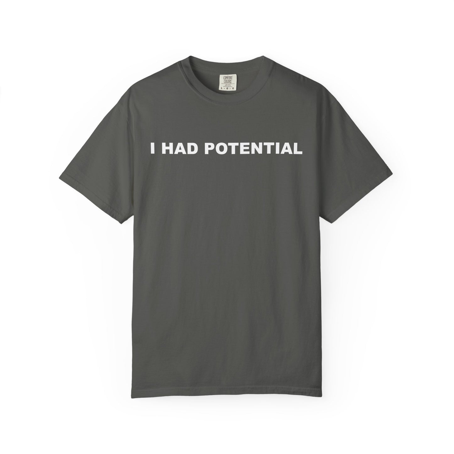 "I Had Potential" Unisex Garment-Dyed T-Shirt