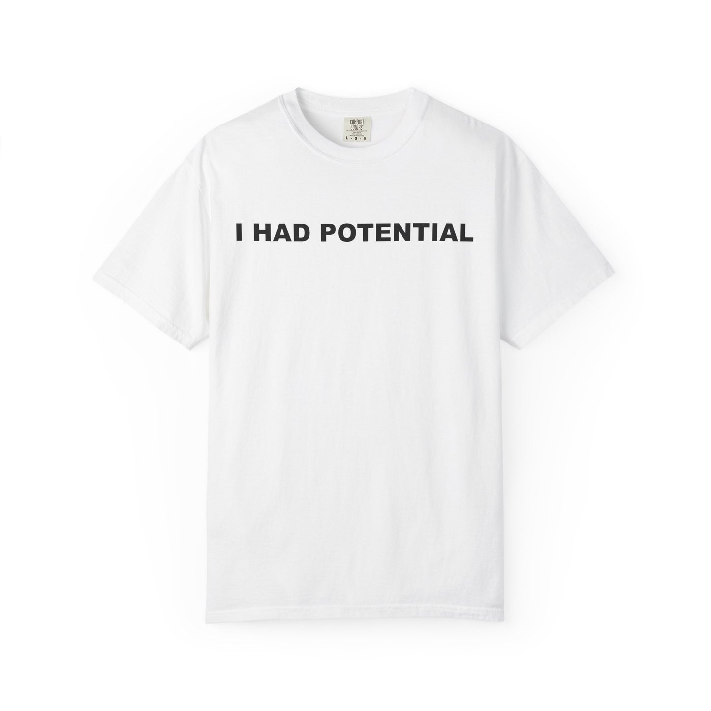 "I Had Potential" Unisex Garment-Dyed T-Shirt