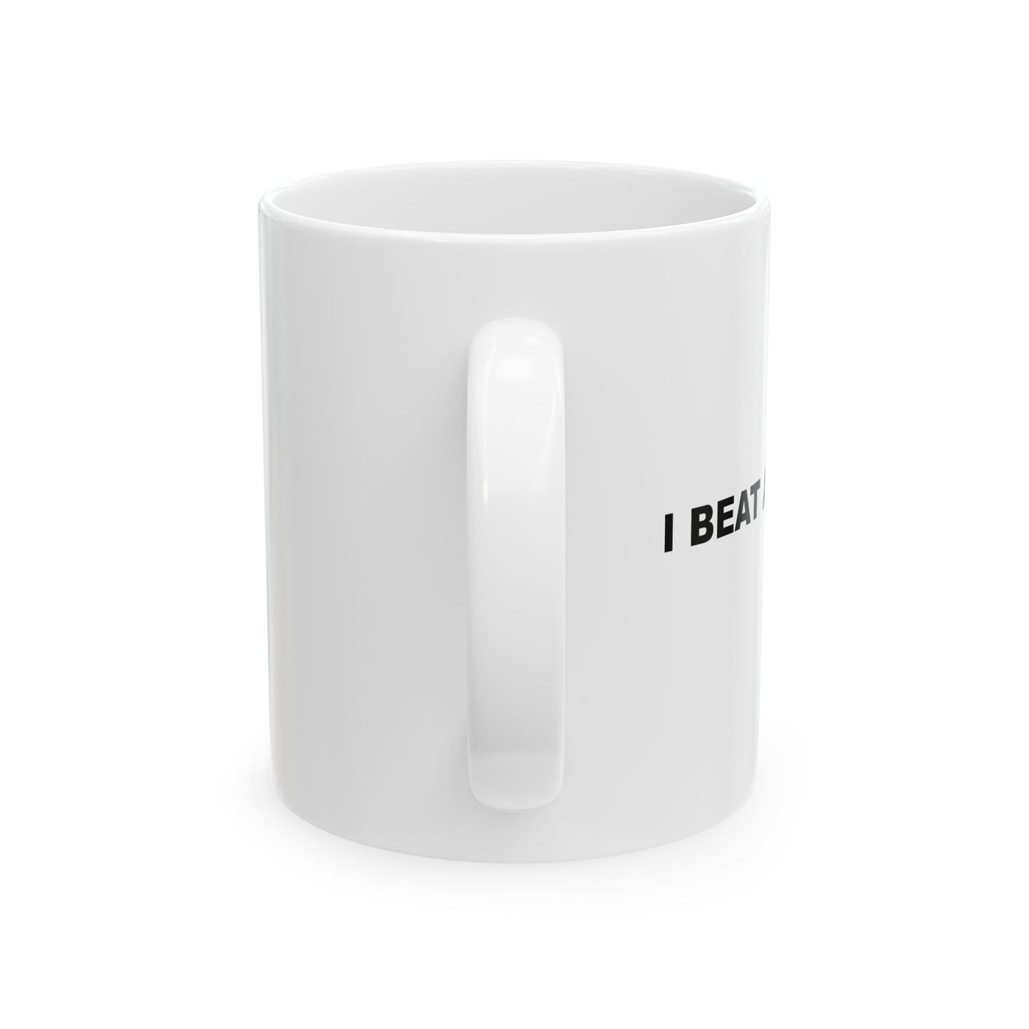 "I Beat Anorexia" Ceramic Mug (11oz)