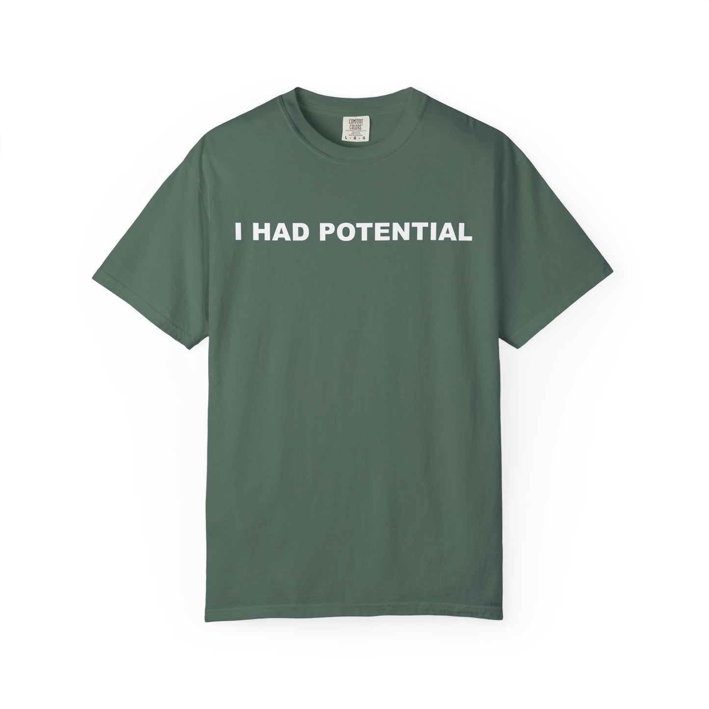 "I Had Potential" Unisex Garment-Dyed T-Shirt