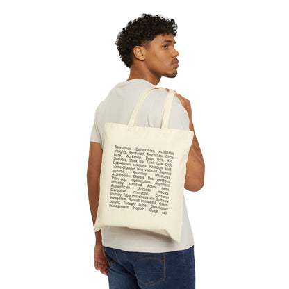 Salesforce Deliverables Cotton Canvas Tote Bag