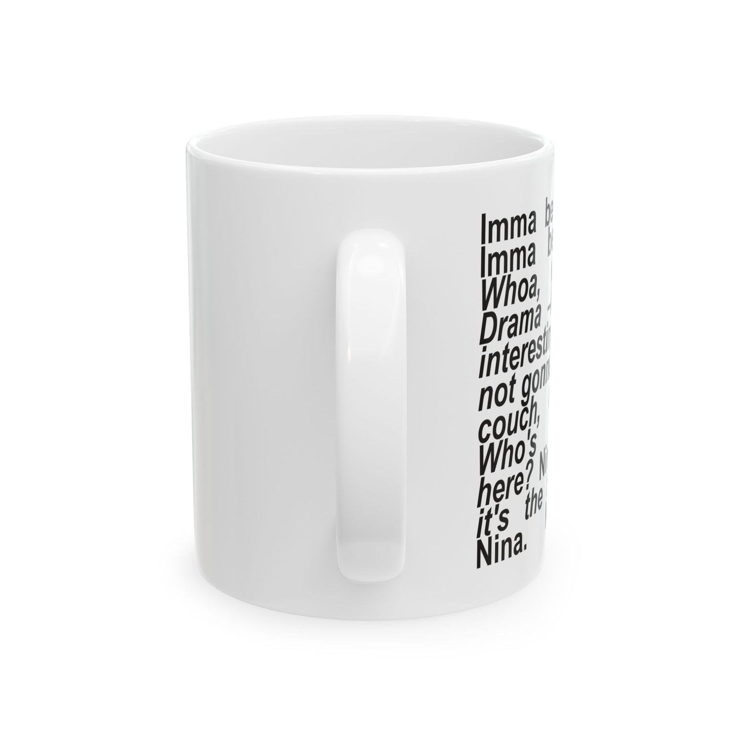 "Nina" Ceramic Mug (11oz)