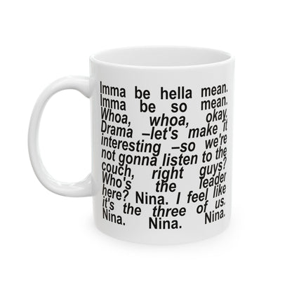 "Nina" Ceramic Mug (11oz)