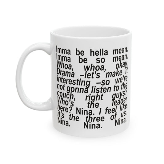 "Nina" Ceramic Mug (11oz)