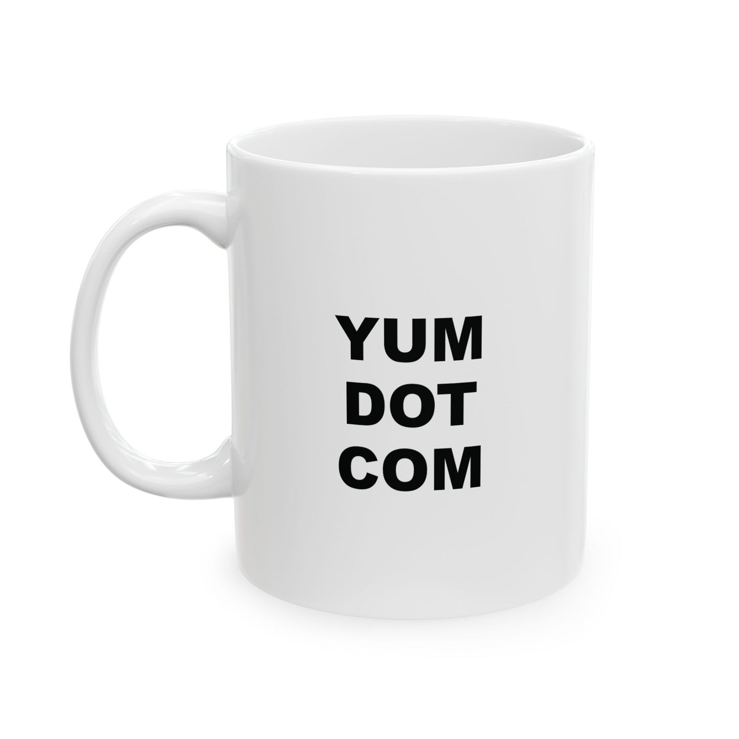 "Yum Dot Com" Ceramic Mug (11oz)
