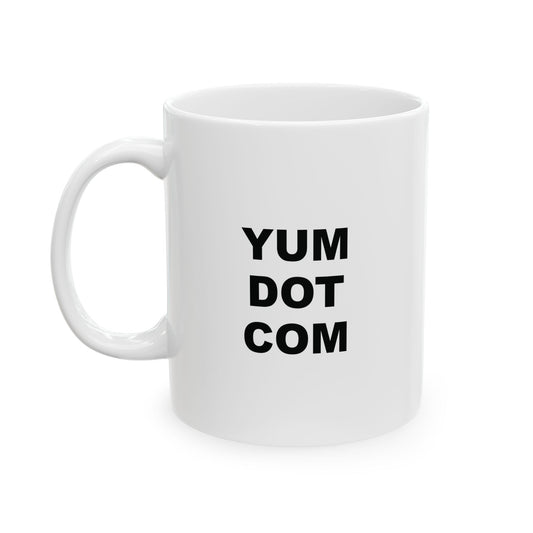 "Yum Dot Com" Ceramic Mug (11oz)