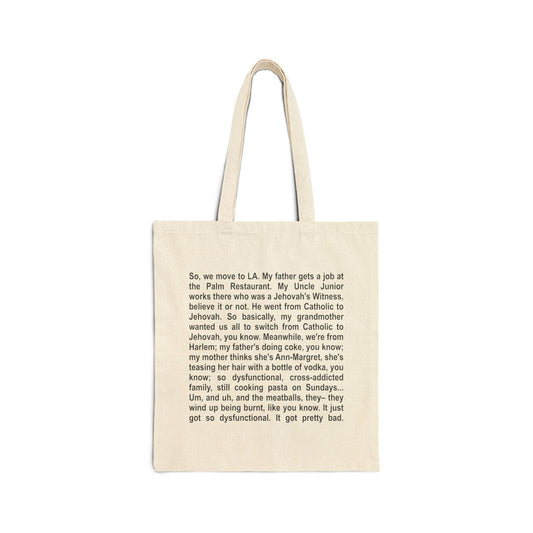 So We Move To LA Cotton Canvas Tote Bag
